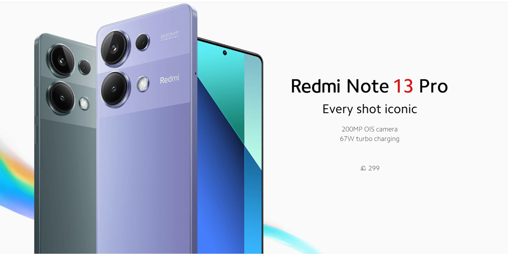 گوشی موبایل شیائومی مدل Redmi Note 13 Pro 4G