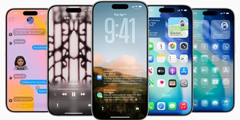 آیفون با iOS 26 پوست انداخت؛ معرفی نسخهای با دگرگونیهای بصری گسترده و طراحی متفاوت